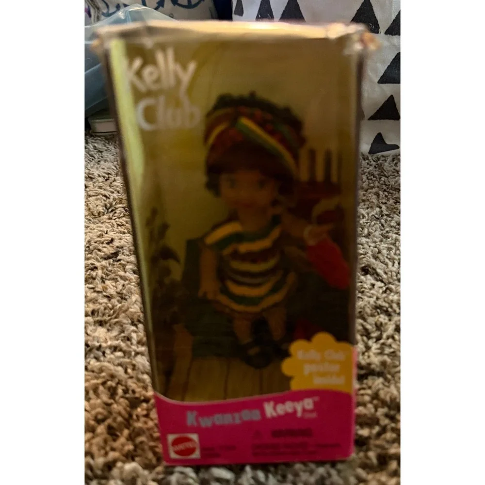 Mattel-Barbie-Kelly Club- Kwanzaa Keeya Africa American Doll-Vintage (NWT)